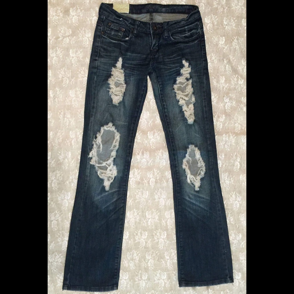 Machine Destroyed Jeans, size 27
